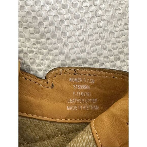 Sperry Black Leather wedge booties size 7.5 - Picture 6 of 6